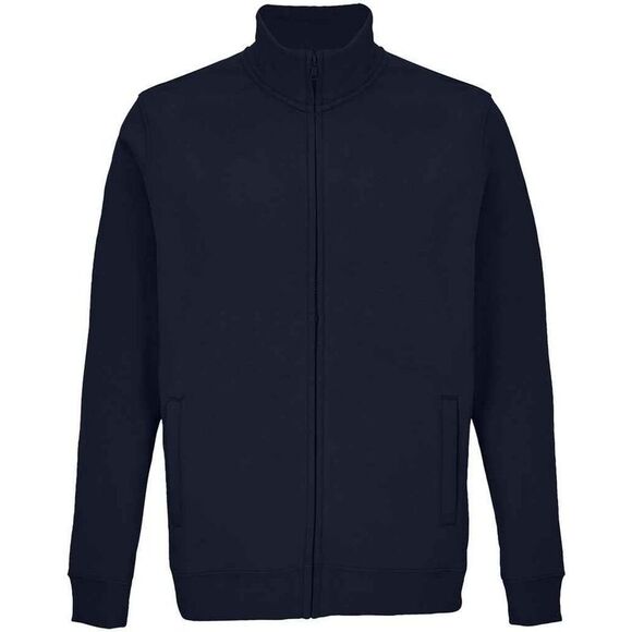 SOLS Unisex Adult Cooper Marl Full Zip Jacket / French Navy - Picture 1 of 4